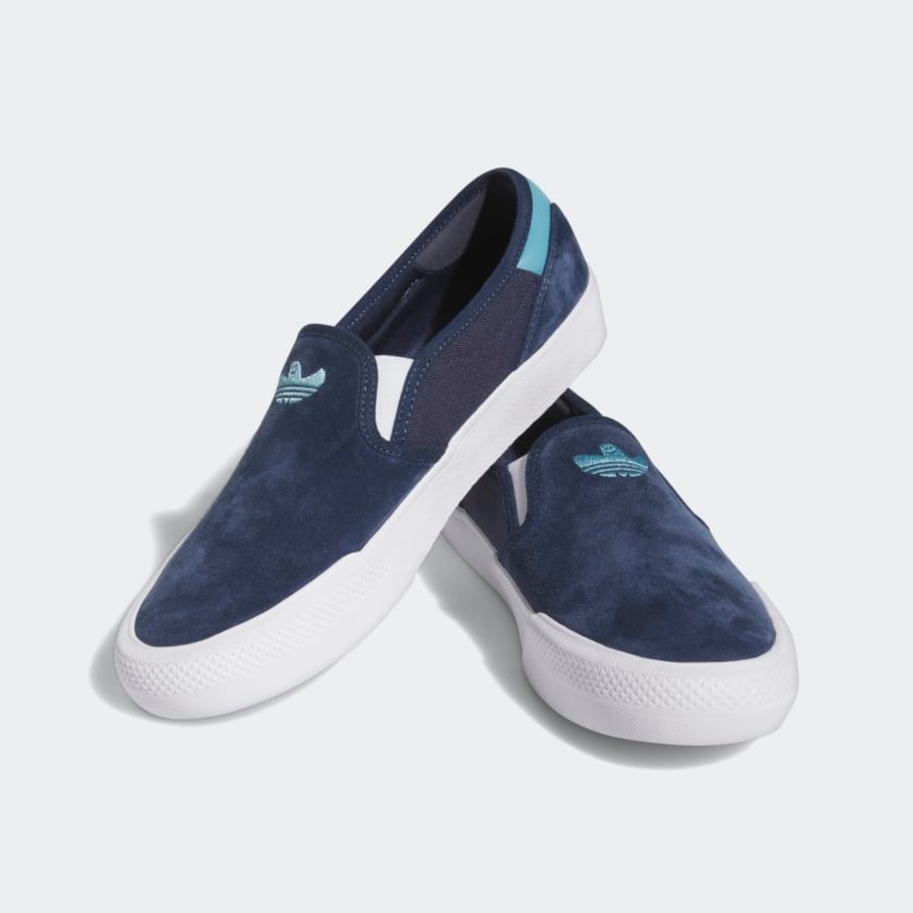 ADIDAS Shmoofoil Blue Slip-On Skateboarding Shoes NWT | Size 6.5 | The Gonz